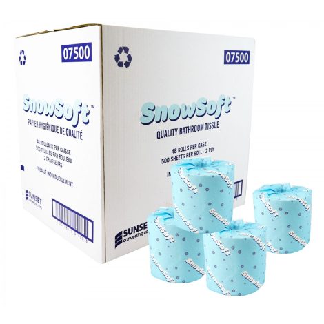 SUNSET SNOWSOFT 2-PLY TOILET TISSUE
