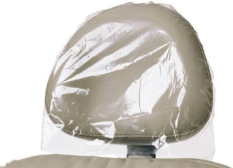 plastic headrest cover